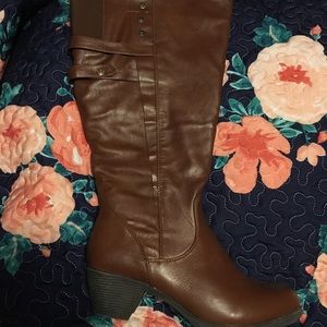 Wide Calf Knee High Boots